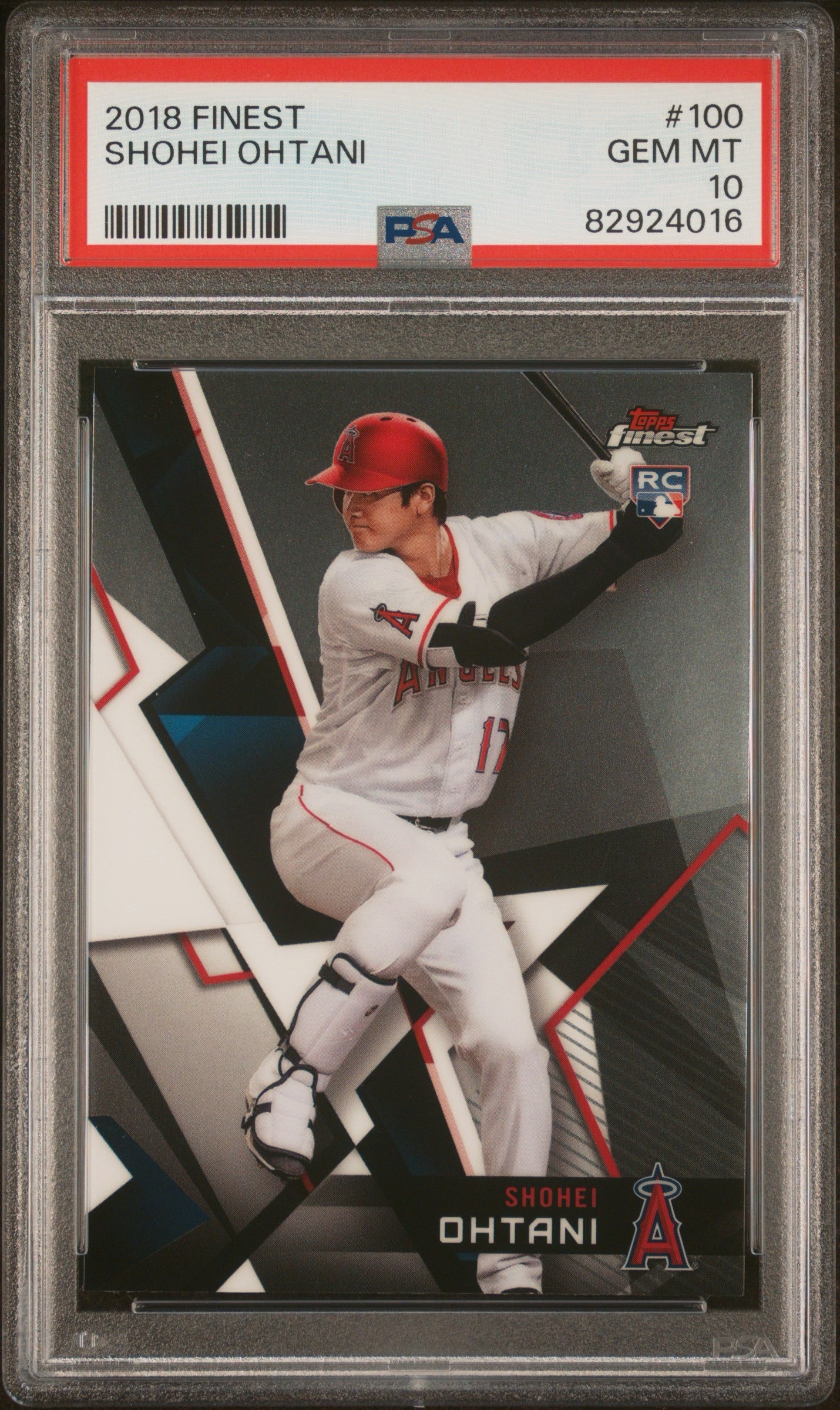 SHOHEI OHTANI - 2018 Topps Finest RC PSA 10