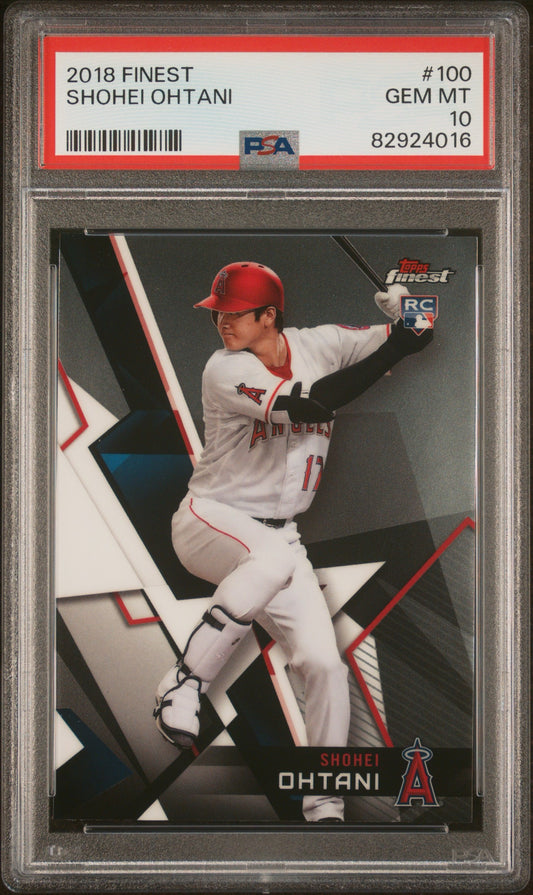 SHOHEI OHTANI - 2018 Topps Finest RC PSA 10