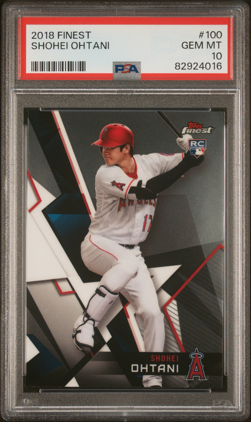 SHOHEI OHTANI - 2018 Topps Finest RC PSA 10