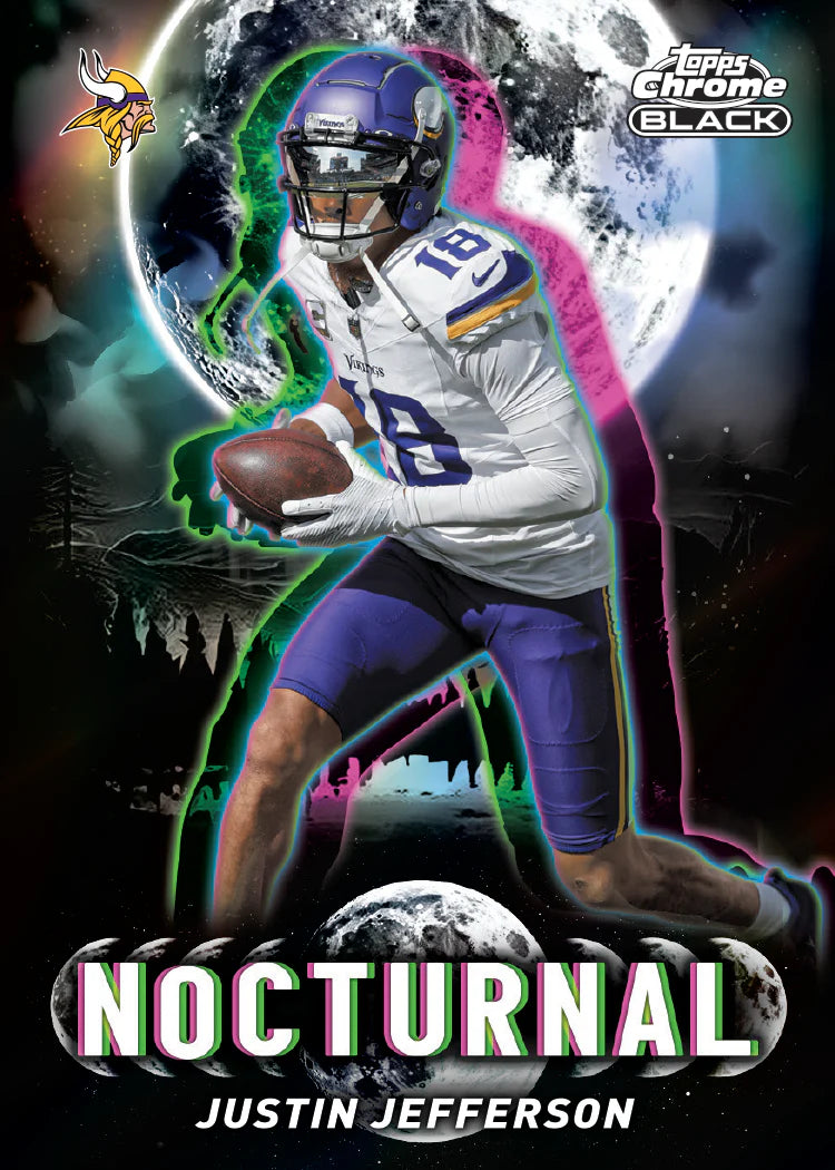 2025 Topps Chrome Black Football Hobby Box (PRE-ORDER)