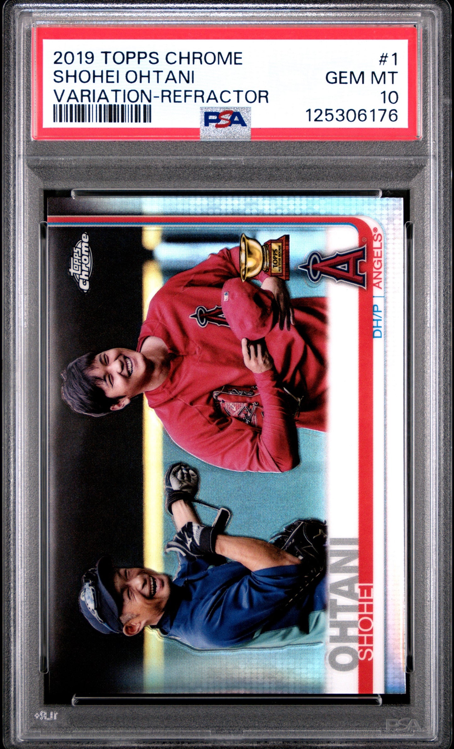 SHOHEI OHTANI / ICHIRO - 2019 Topps Chrome Variation Refractor PSA 10