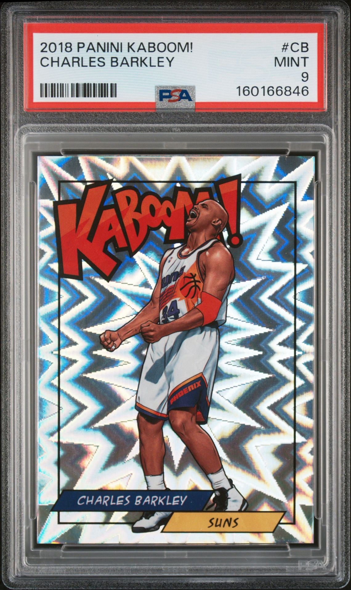 CHARLES BARKLEY - 2018 Panini Kaboom PSA 9 #CB