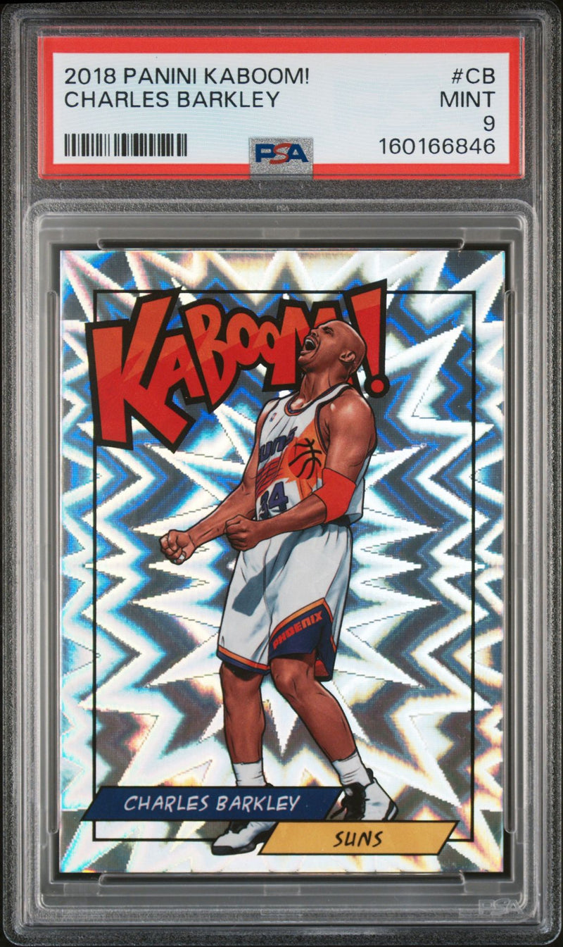 CHARLES BARKLEY - 2018 Panini Kaboom PSA 9 #CB