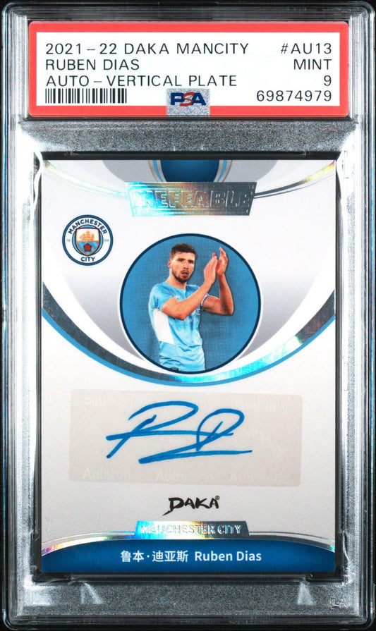 RUBEN DIAS - 2021/22 Daka Man City /10 Auto