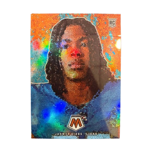 JAHMYR GIBBS - 2023 Mosaic Micro RC Case Hit SSP