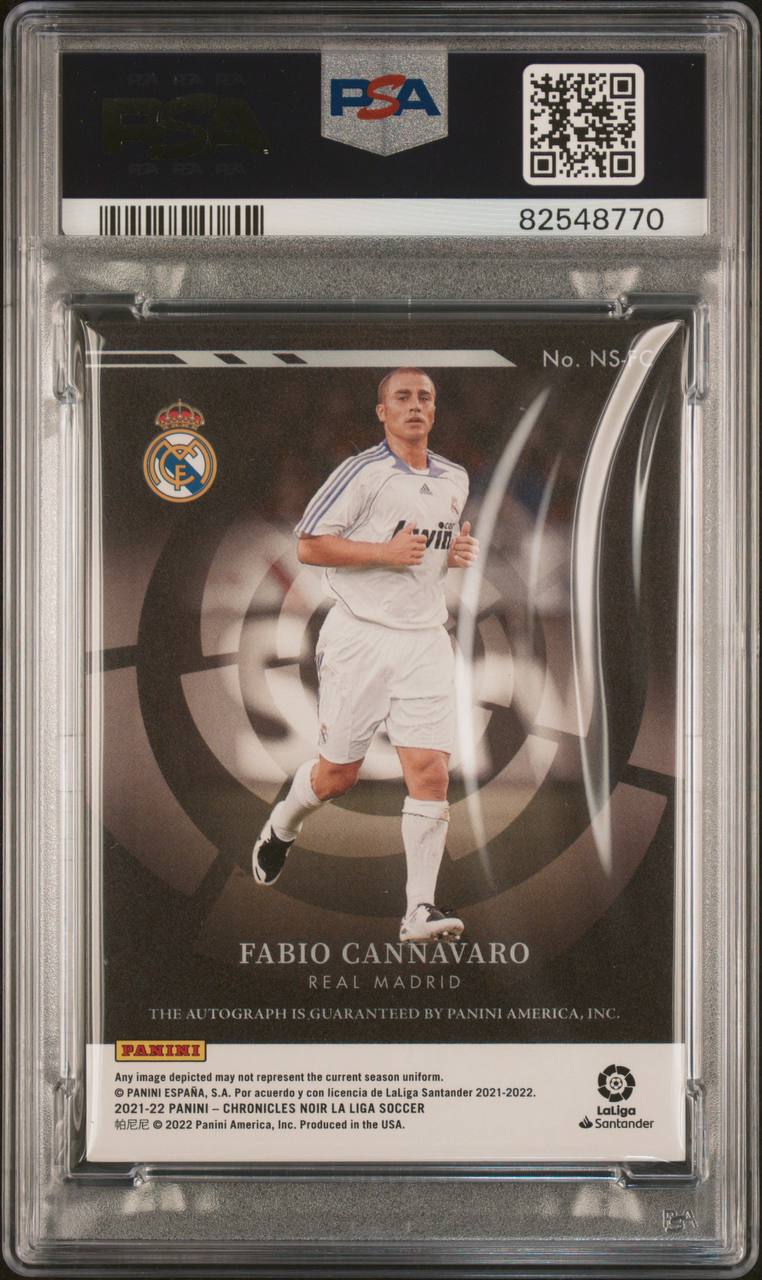 CANNAVARO - 2020/21 Chronicles Noir PSA 8 Auto 9 (Pop 3)