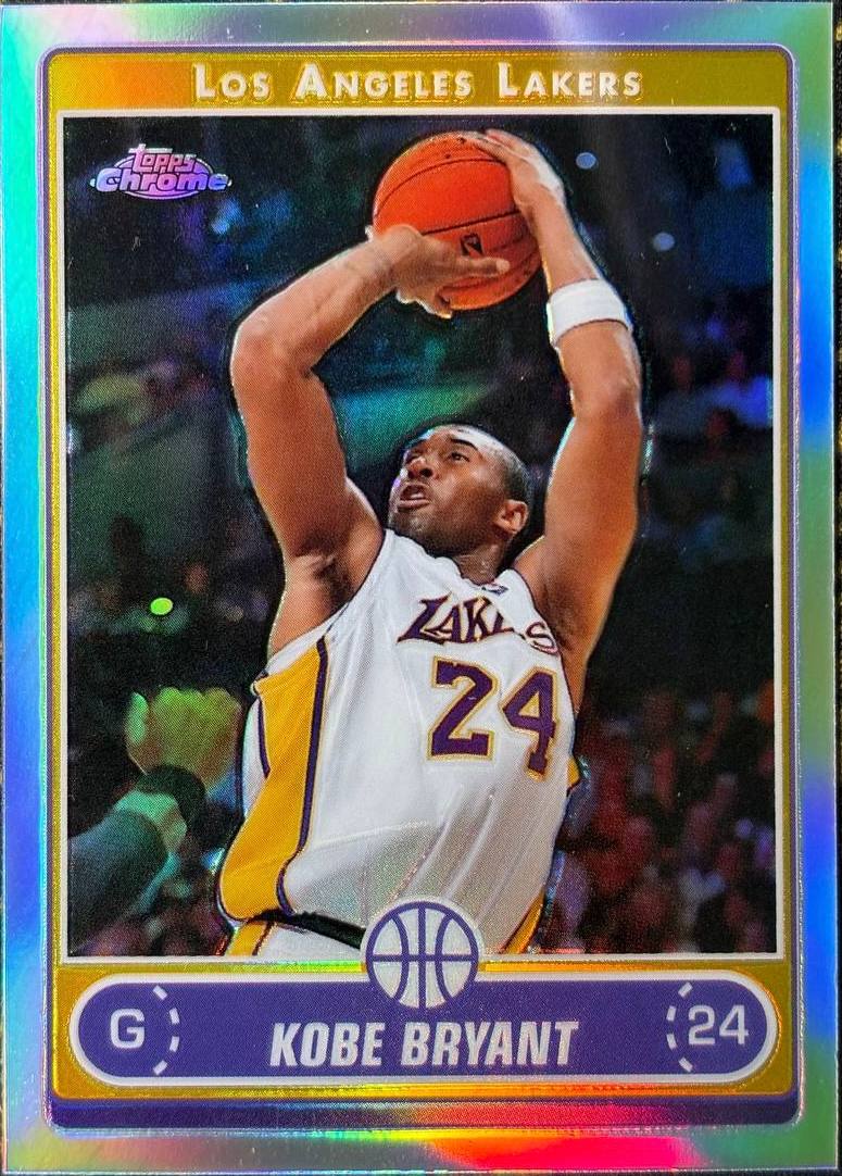 KOBE BRYANT - 2007-08 Topps Chrome Basketball #129 Refractor