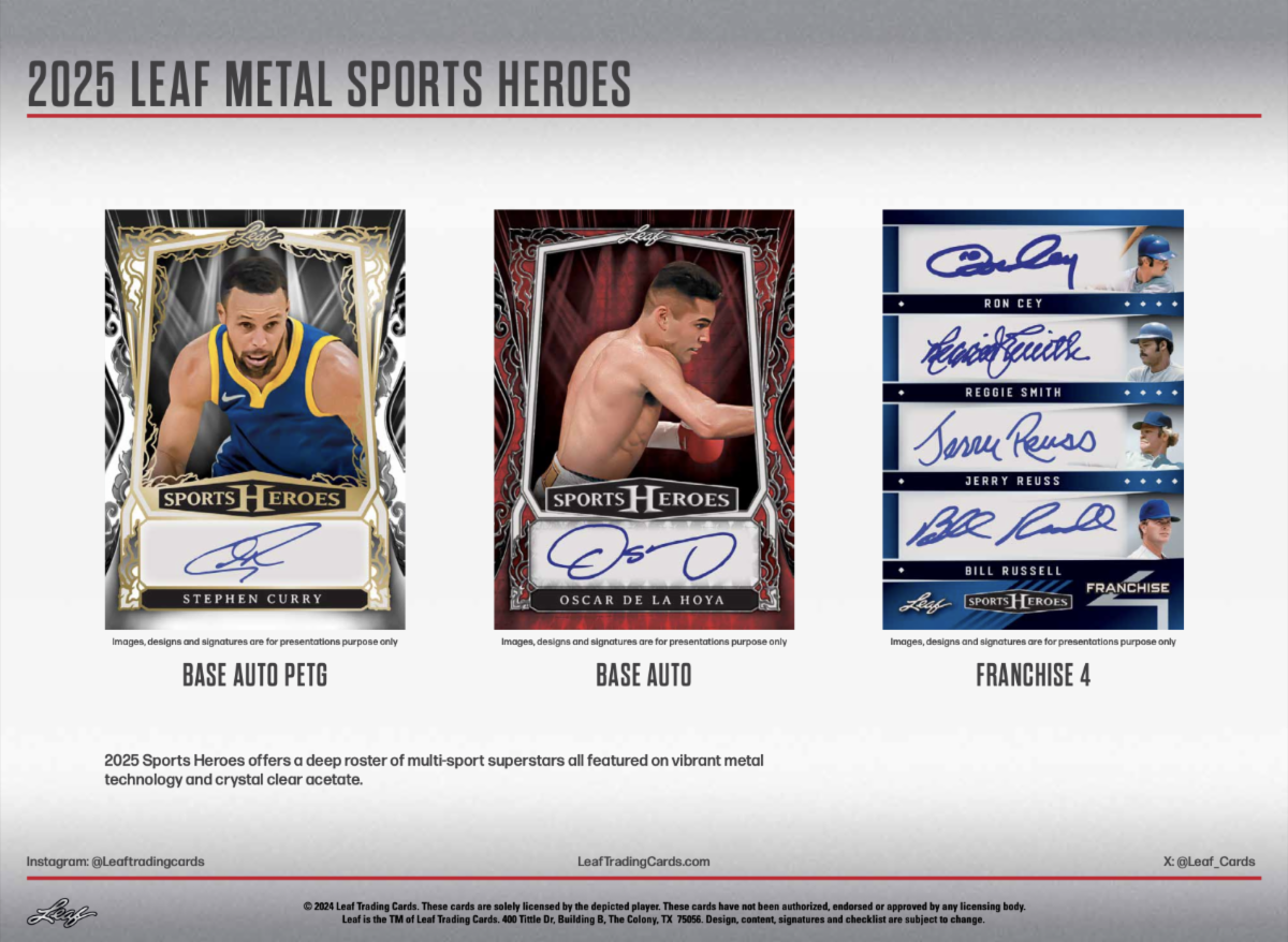 2025 Leaf Metal Sports Heroes Box