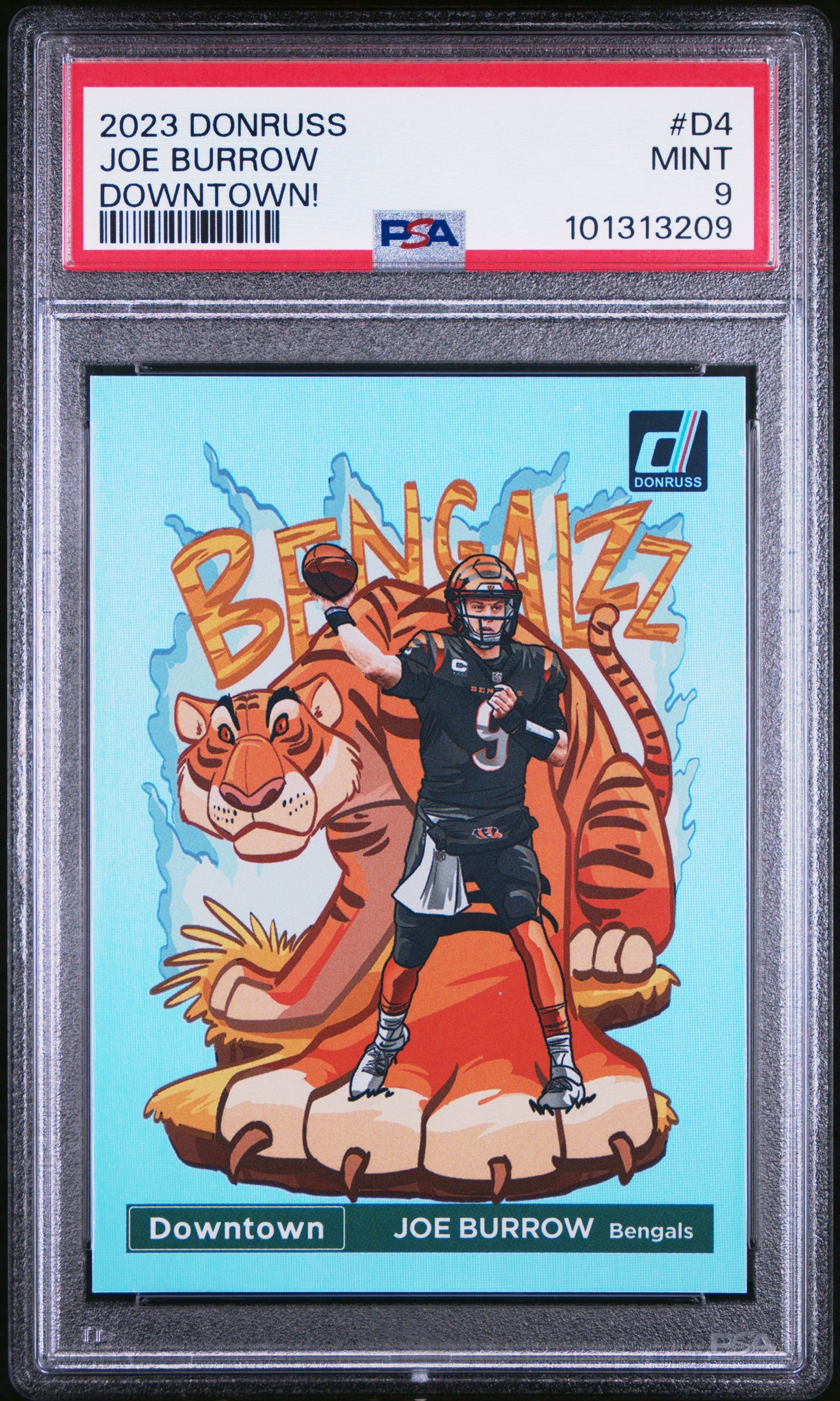 JOE BURROW - 2023 Donruss Downtown PSA 9 #D4