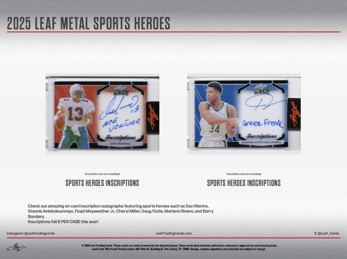 2025 Leaf Metal Sports Heroes Box