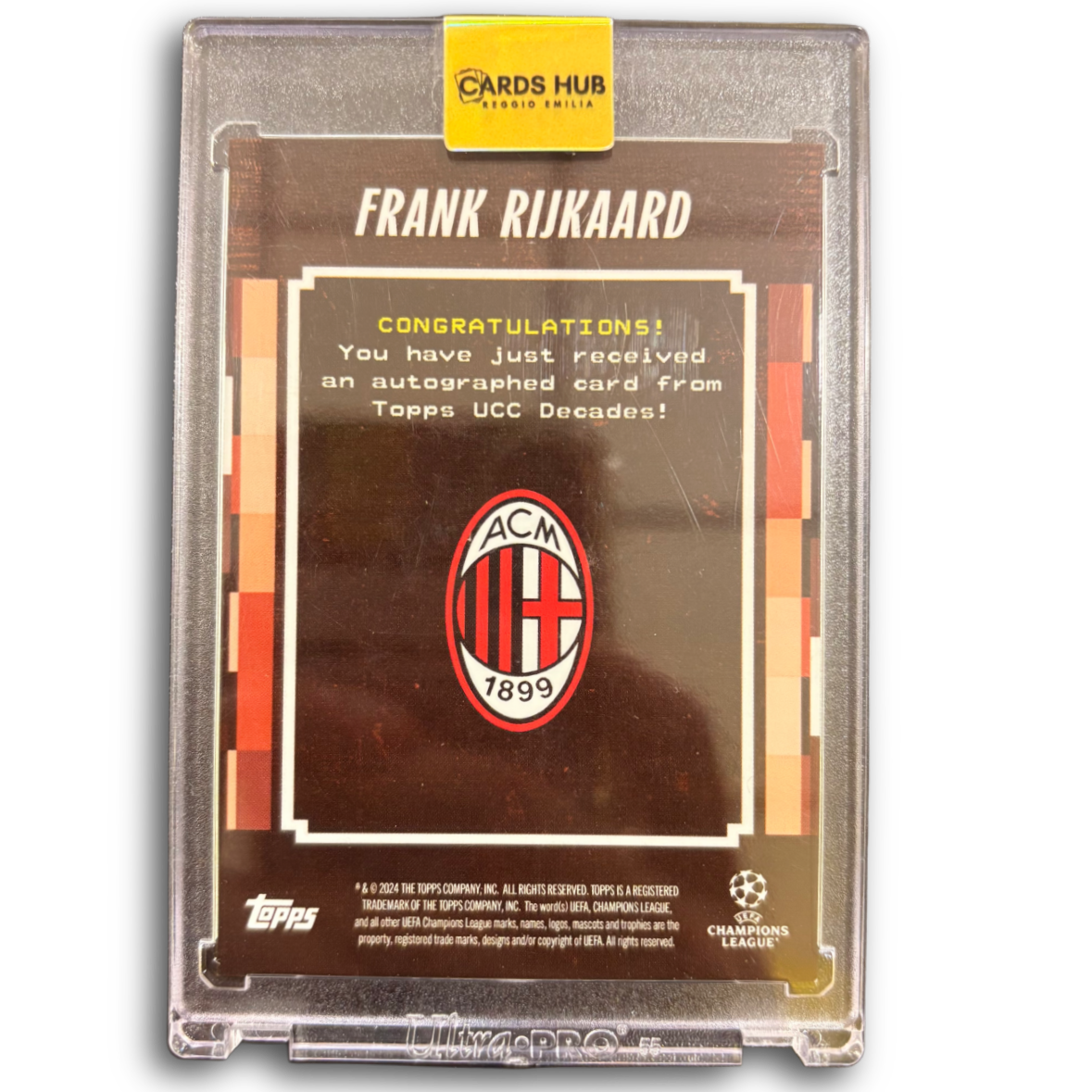 RIJKAARD - 2024/25 Topps UCC Decades /5 Auto