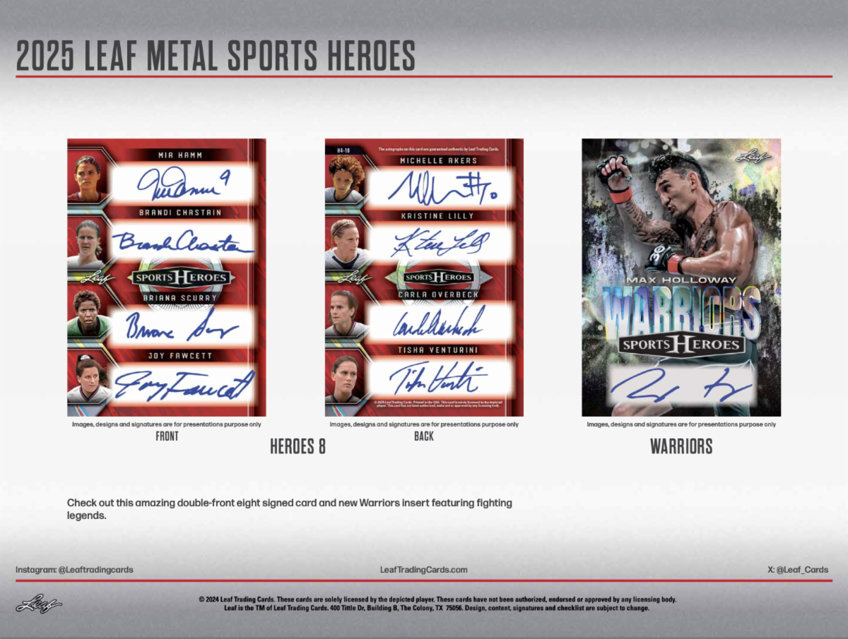 2025 Leaf Metal Sports Heroes Box