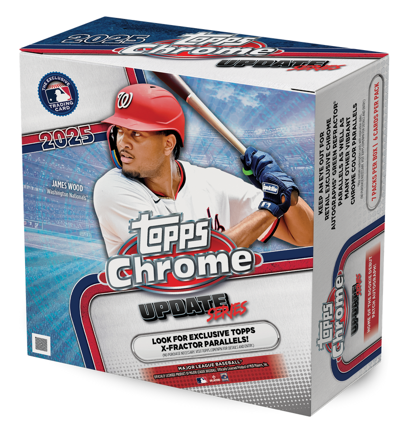 2025 Topps Chrome Baseball Update Series Mega Box