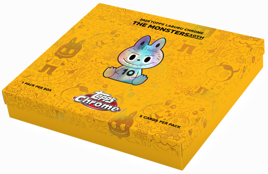 2025 Topps Labubu Chrome® 10th Anniversary Hobby Box (PRE-ORDER)