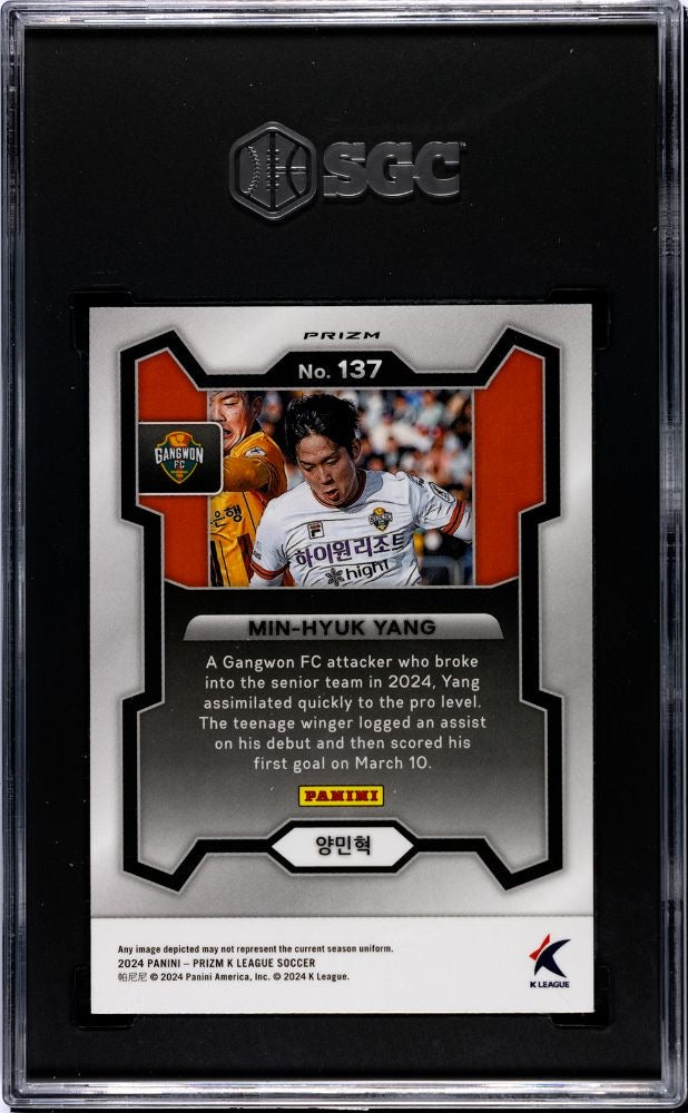 MIN-HYUK YANG – 2024 Panini Prizm K League Silver Prizm