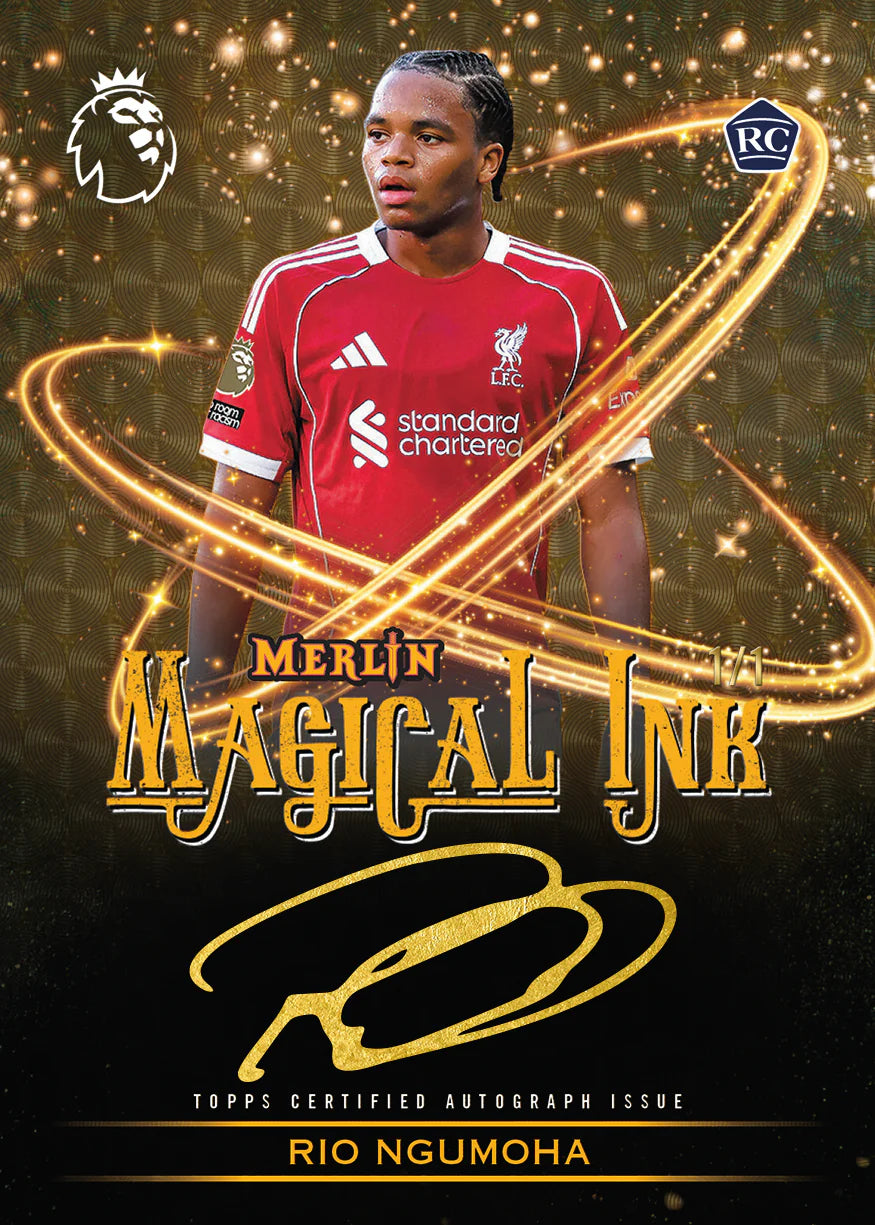 2025-26 Topps Soccer Merlin Premier League Soccer Hobby Box (PRE-ORDER)