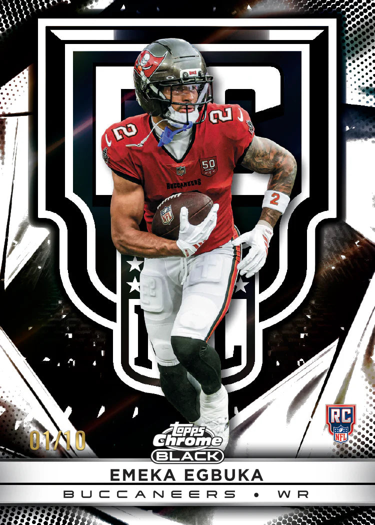 2025 Topps Chrome Black Football Hobby Box (PRE-ORDER)