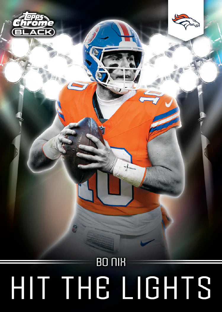 2025 Topps Chrome Black Football Hobby Box (PRE-ORDER)