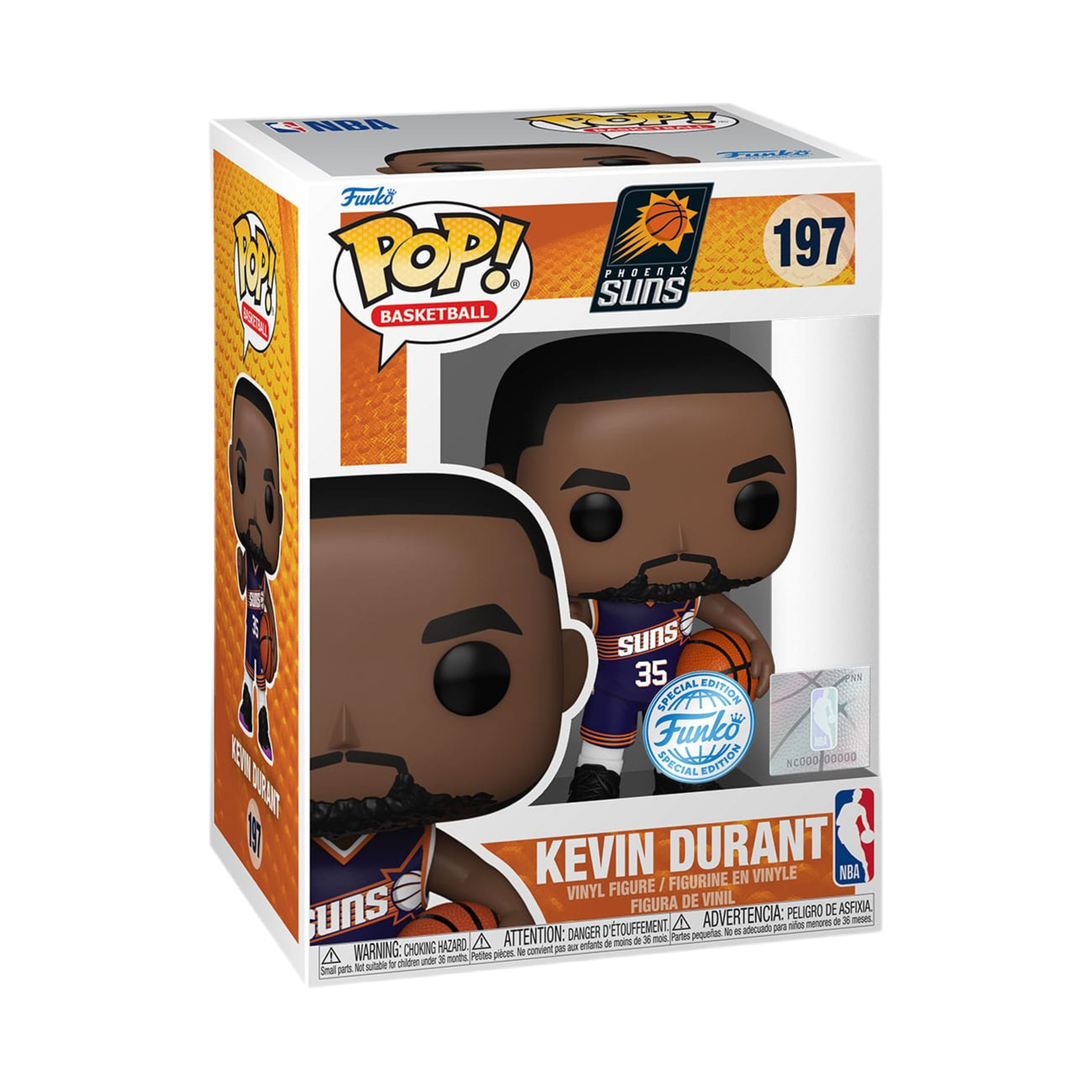 NBA Legends POP! Sports Vinyl Figure Suns- Kevin Durant (Icon Edition) 9 cm