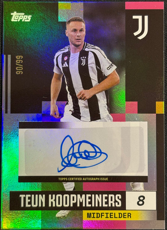 KOOPMEINERS - 2024/25 Topps Juventus Team Set /99 Auto