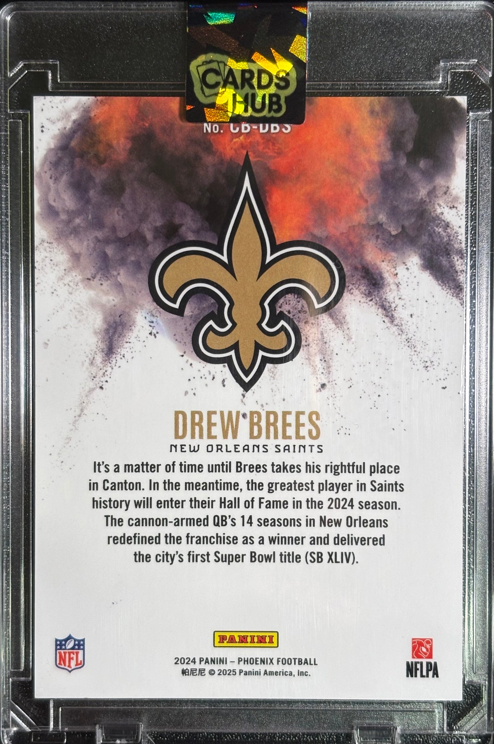 DREW BREES - 2024 Phoenix Color Blast SSP Case Hit