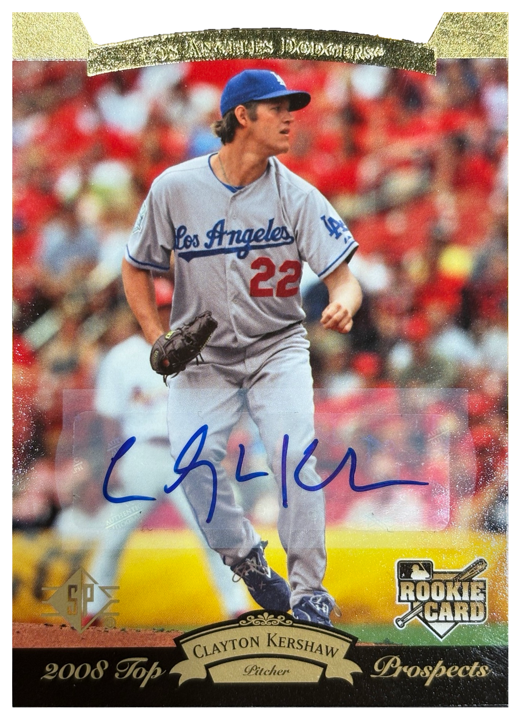 CLAYTON KERSHAW - 2008 Upper Deck Timeline Autograph RC #187 - fronte