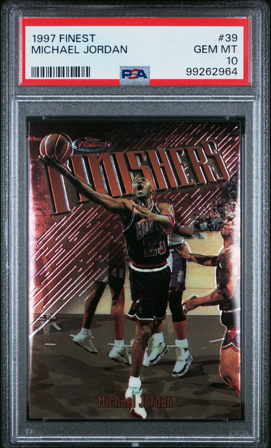 MICHAEL JORDAN - 1997 Finest Finishers PSA 10