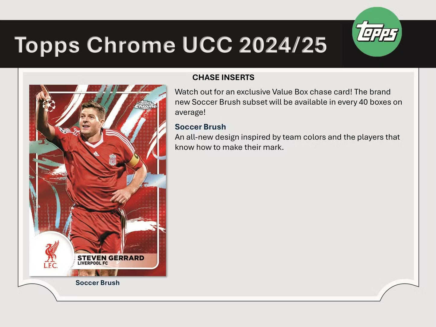2024/25 Topps Chrome UCC Hanger Box