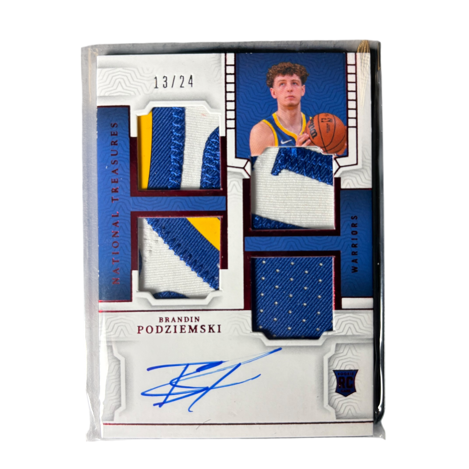 PODZIEMSKI - 2024/25 National Treasures Rookie Patch Auto /24