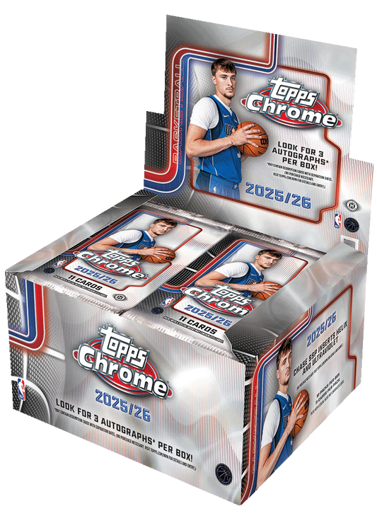2025-26 Topps Chrome Basketball NBA Jumbo Box