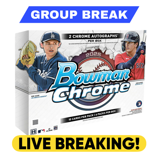 2025 Bowman Chrome Baseball Hobby - Pick Your Team - LIVE BREAKING #2 (06/10/2025)