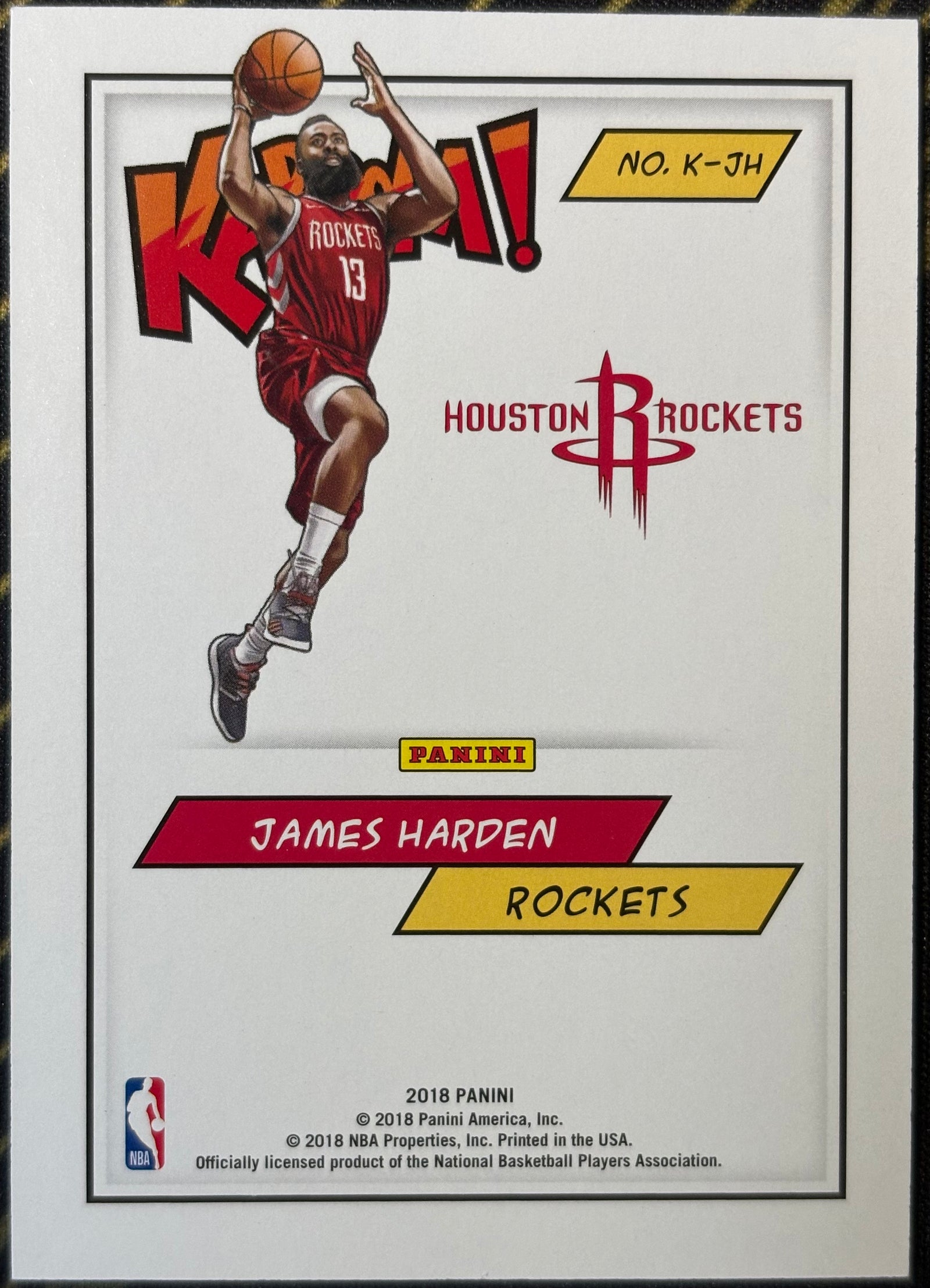 JAMES HARDEN - 2018 Panini Kaboom #K-JH