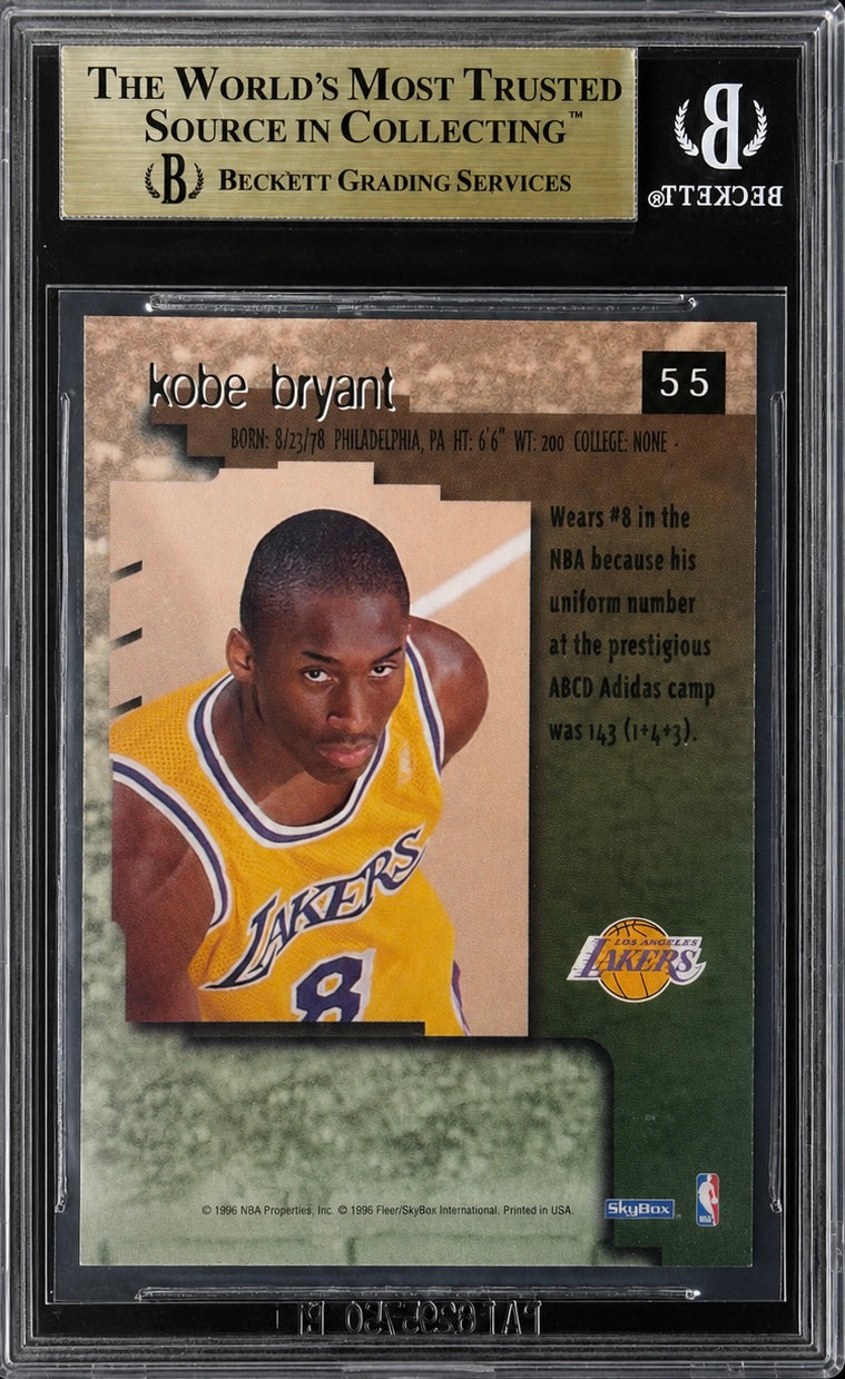 KOBE BRYANT - 1996-97 Skybox Premium #55 RC BGS 9.5