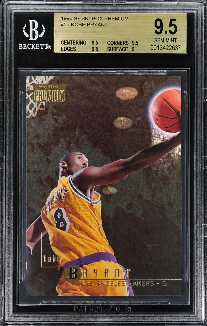 KOBE BRYANT - 1996-97 Skybox Premium #55 RC BGS 9.5 - Cards Hub
