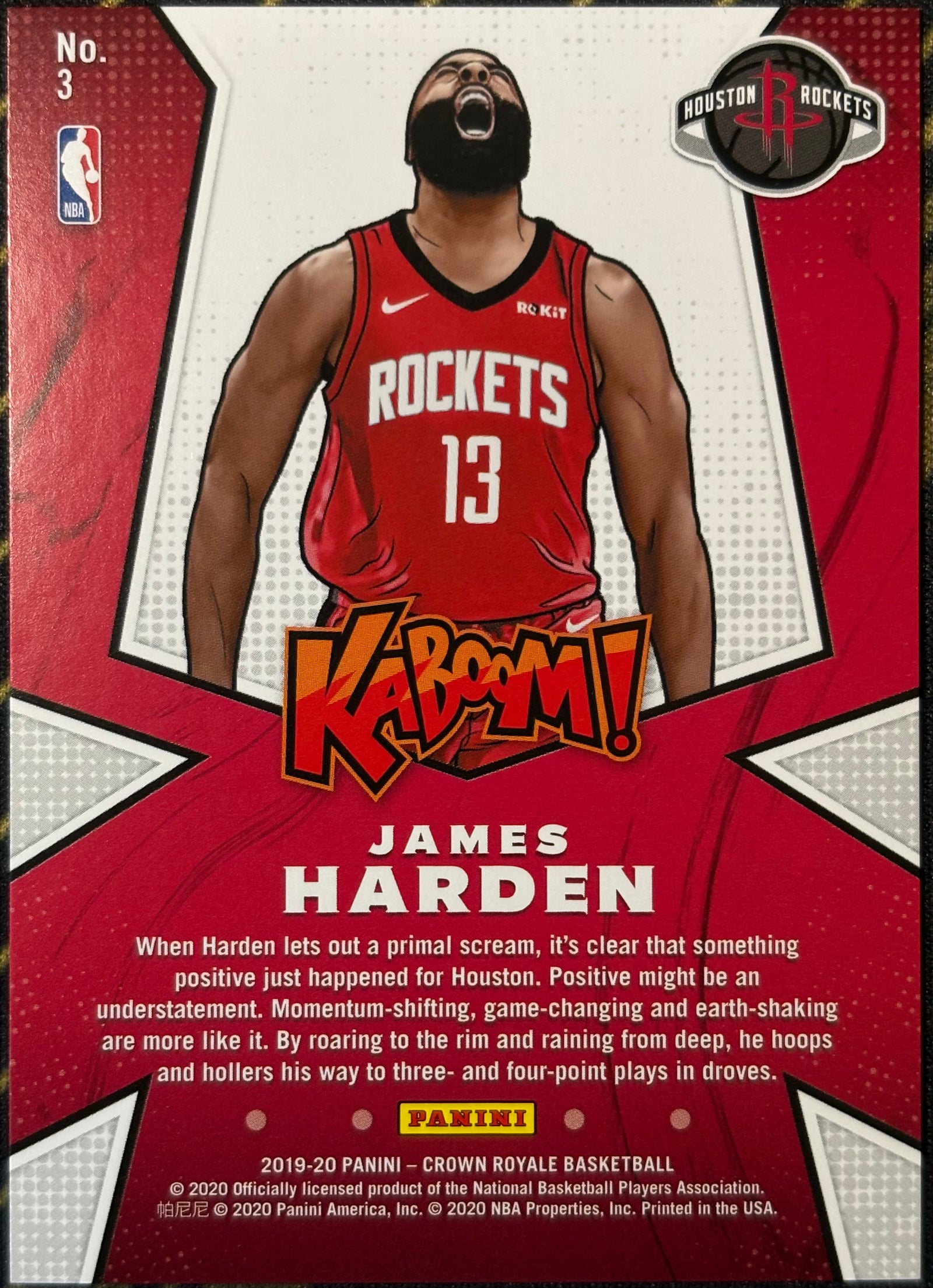 JAMES HARDEN - 2019/20 Crown Royale Kaboom #3