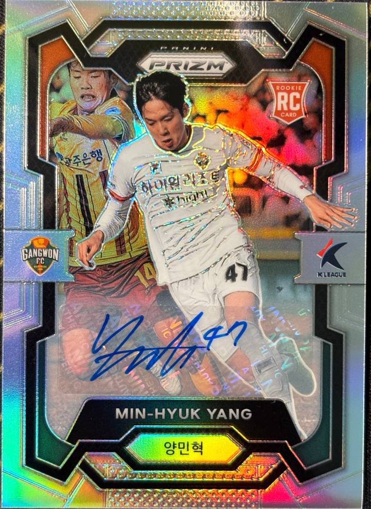 MIN-HYUK YANG - 2024 Panini Prizm K League Soccer #137 RC Auto 40/40