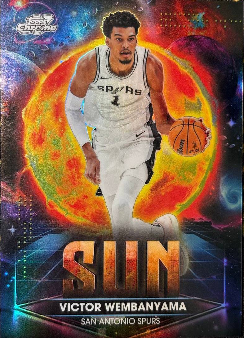VICTOR WEMBANYAMA - 2026 Topps Chrome Basketball Sun #PPS-6