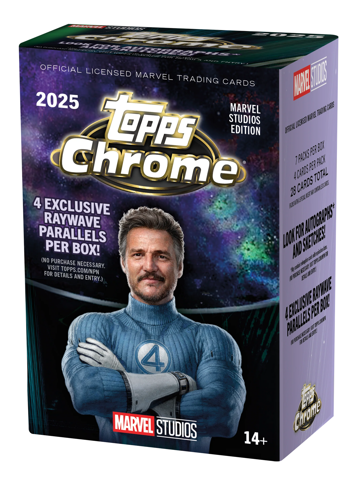 2025 Topps Marvel Studios Chrome Value Box (PRE-ORDER)