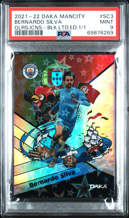 BERNARDO SILVA - 2021/22 Daka Man City 1/1 Glorious Icons