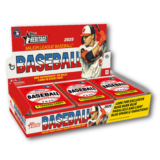 2025 Topps Heritage Baseball Hobby Box