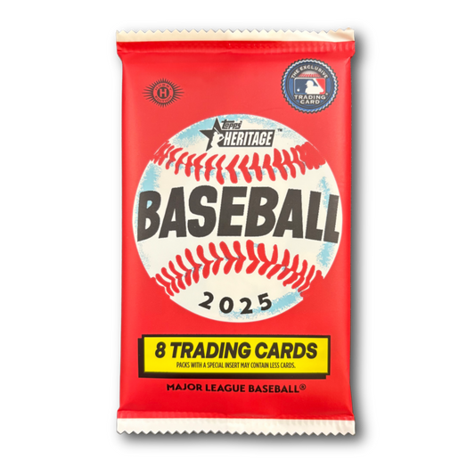 2025 Topps Heritage Baseball Hobby Pack