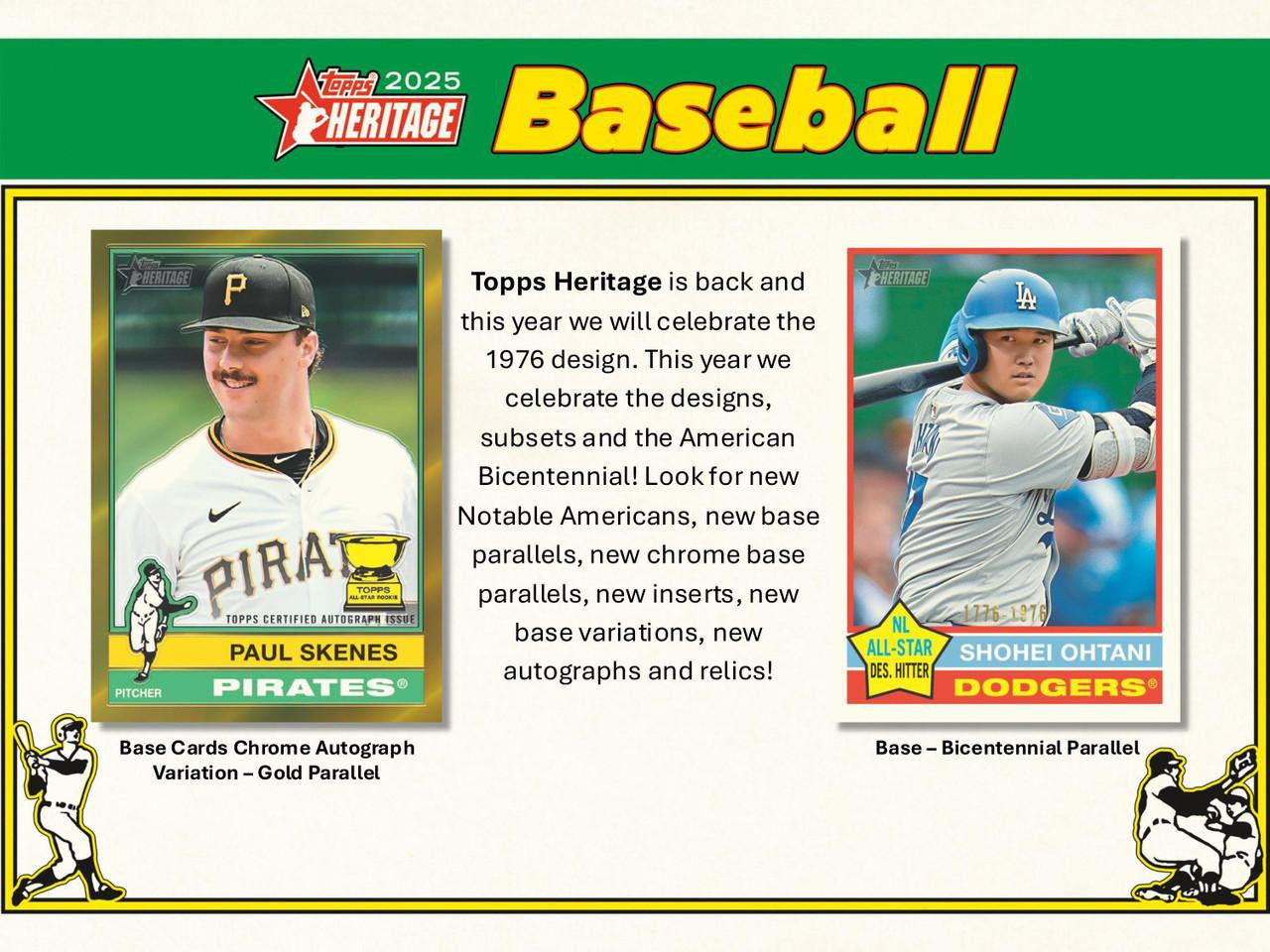 2025 Topps Heritage Baseball Value Box