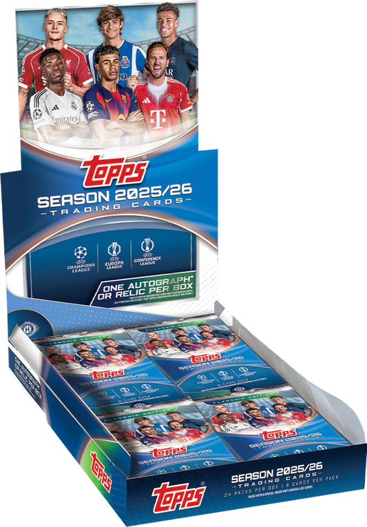 2025-26 Topps UEFA Club Competitions Hobby Box