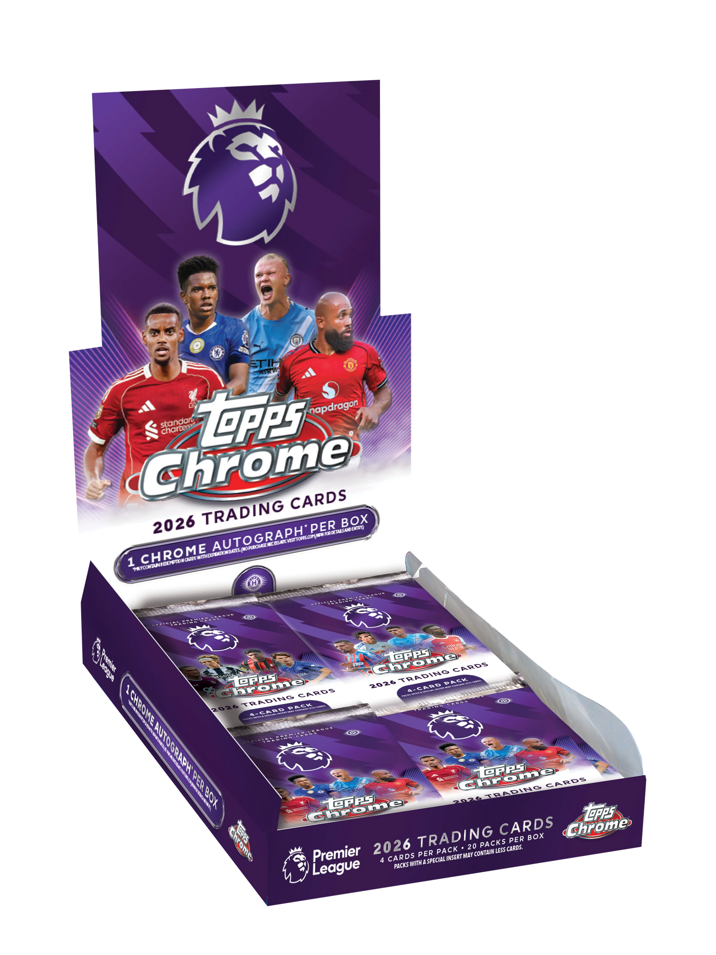 2026 Topps Chrome Premier League Hobby Box (PRE-ORDER)