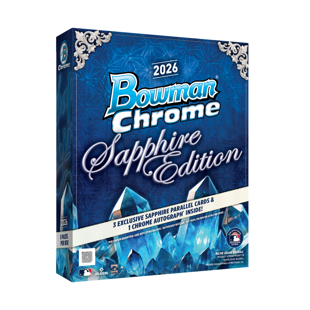 2026 Bowman Chrome Baseball Sapphire Hobby Box (PRE-ORDER)