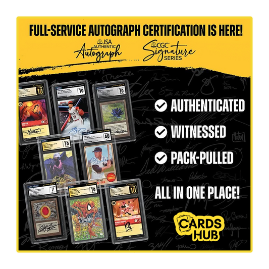 CGC Autenticazione Autografo + Grading