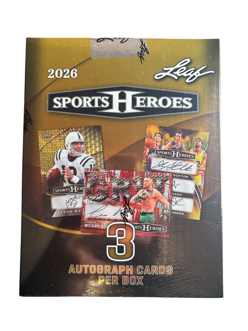 2026 Leaf Metal Sports Heroes Hobby Box