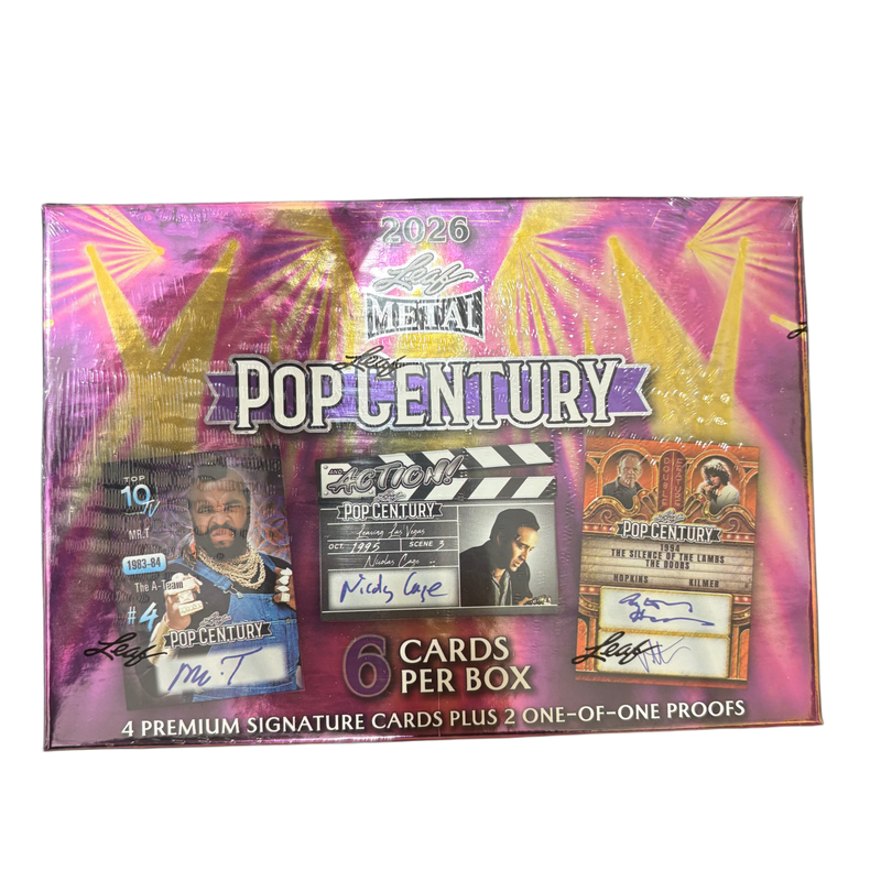 2026 Leaf Metal Pop Century Hobby Box