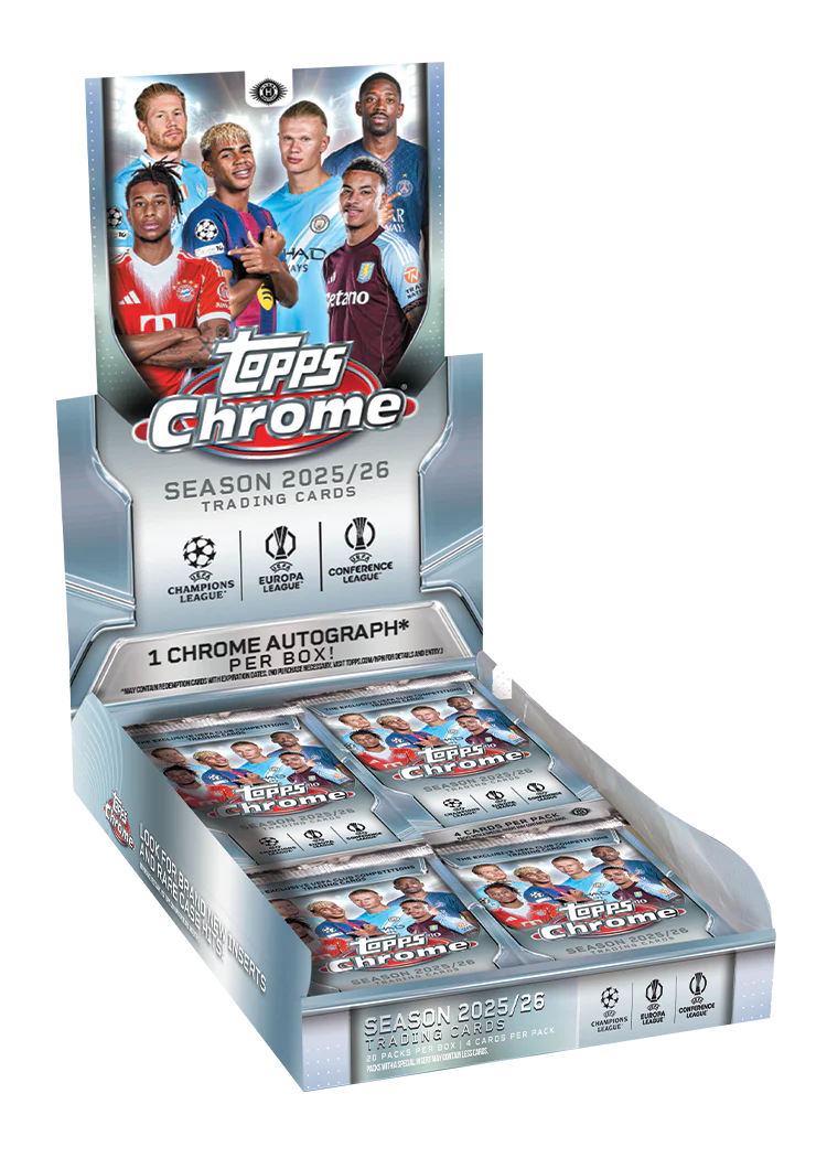 Topps Chrome UEFA Club Competitions 2025-26 - Hobby Box