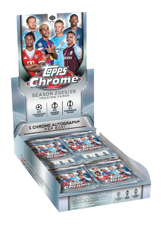 Topps Chrome UEFA Club Competitions 2025-26 - Hobby Box